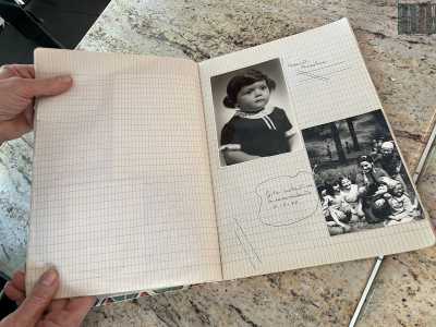...e lo scatto di una gita alla Foresta Mercadante del maggio 1975
